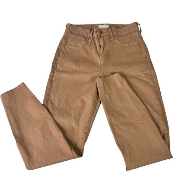 L’AGENCE Pants Womens 26 Brown Margot High Rise Skinny Camel - Picture 5 of 14